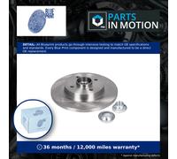 2x Brake Discs Pair Solid Rear 268mm ADP154305 Blue Print Set 1611840880 Quality