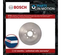 Bosch Brake Disc Set BD351 - 269.7 mm Solid Rear - ECE-R90 - 1 Set (2 pcs)
