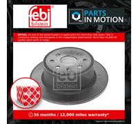 2x Brake Discs Pair Solid Rear 270mm 10749 Febi Set 0569102 569102 090297932 New