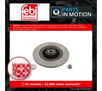 2x Brake Discs Pair Solid Rear 270mm 28155 Febi Set 7701207898 7701207898S1 New