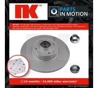 2x Brake Discs Pair Solid Rear 270mm 313965 NK Set 432004943R 7701207898 Quality