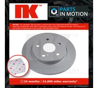 2x Brake Discs Pair Solid Rear 270mm 3145123 NK Set 4243102170 4243102180 New