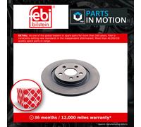 2x Brake Discs Pair Solid Rear 271.6mm 43983 Febi Set 4246P3 4246P4 4249C0 New