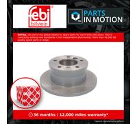Febi 22858 Brake Disc Rear Premium Fits Mercedes-Benz G-Class 2015 - 2018