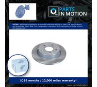 2x Brake Discs Pair Solid Rear 271mm ADF124323 Blue Print Set 1704765 Quality