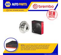 2x Brake Discs Pair Solid Rear 272mm 08.7725.20 Brembo Set 9024230412 9024230512
