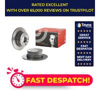 2x Brake Discs Pair Solid Rear 272mm 08.8302.11 Brembo Set 34211160809 Quality