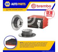 2x Brake Discs Pair Solid Rear 272mm 08.8302.11 Brembo Set 34211160809 Quality