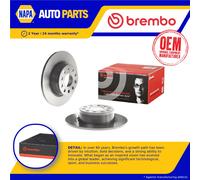 2x Brake Discs Pair Solid Rear 272mm 08.D425.11 Brembo Set 5Q0615601 5Q0615601B
