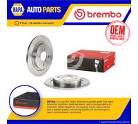 2x Brake Discs Pair Solid Rear 273mm 08.A288.10 Brembo Set 1637534 5022667 New