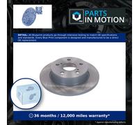 2x Brake Discs Pair Solid Rear 274mm ADBP430147 Blue Print Set T424310232 New