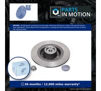2x Brake Discs Pair Solid Rear 274mm ADR164324 Blue Print Set 7701206327 Quality