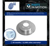 2x Brake Discs Pair Solid Rear 275mm ADG043139 Blue Print Set 584111D000 Quality