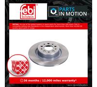 2x Brake Discs Pair Solid Rear 276mm 43850 Febi Set 46469908 46542702 6001073170