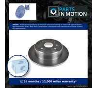 2x Brake Discs Pair Solid Rear 276mm ADG043131 Blue Print Set 96328254 Quality