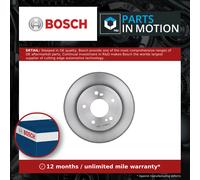 2x Brake Discs Pair Solid fits MERCEDES E300 S124, W210 Rear 3.0 3.0D 93 to 97