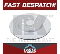 2x Brake Discs Pair Solid Rear 278mm 3145111 NK Set 424310D060 424310D060000 New