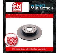 2x Brake Discs Pair Solid fits VAUXHALL ASTRA H 2.0 Rear 04 to 10 Z20LEH 278mm