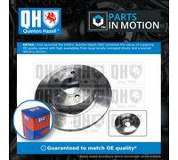2x Brake Discs Pair Solid Rear 278mm BDC5367 Quinton Hazell Set 1362867 1362868