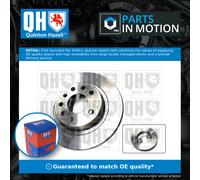 2x Brake Discs Pair Solid Rear 278mm BDC5750 Quinton Hazell Set 569122 93184247