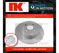 2x Brake Discs Pair Solid Rear 279mm 314585 NK Set 4243102080 4243102081 Quality