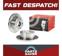 2x Brake Discs Pair Solid Rear 280mm 08.8094.40 Brembo Set 1606401780 1607880580