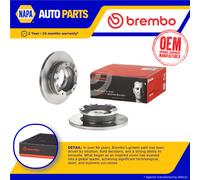 2x Brake Discs Pair Solid Rear 280mm 08.A730.10 Brembo Set 1371421 1387152 New