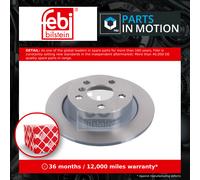 2x Brake Discs Pair Solid fits BMW X1 F48 Rear 1.5 2.0 2.0D 2014 on 280mm Set