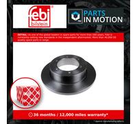2x Brake Discs Pair Solid Rear 280mm 108118 Febi Set 43206MB60A 5001871281 New