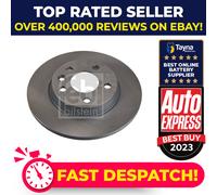 2x Brake Discs Pair Solid Rear 280mm 18490 Febi Set 7D0615601 7D0615601B Quality