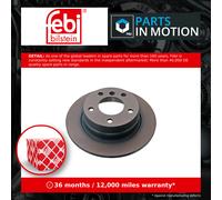 FEBI BILSTEIN Brake disc Rear Axle 26134 Brake rotor,Brake discs BMW,1 Schrägheck (E87),1 Schrägheck (E81)