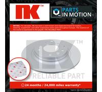 2x Brake Discs Pair Solid Rear 280mm 313246 NK Set B69926251 G15Y26251A Quality