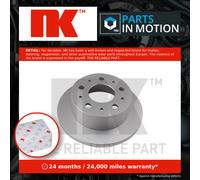 2x Brake Discs Pair Solid Rear 280mm 313732 NK Set 1606401780 1607880580 Quality