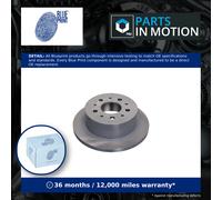 2x Brake Discs Pair Solid Rear 280mm ADL144328 Blue Print Set 1607880480 Quality