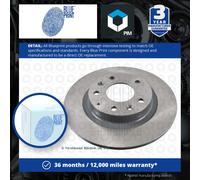 Blue Print ADM543132 Brake Disc Set (2 Brake Disc) rear, full, No. of Holes 5