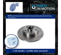 2x Brake Discs Pair Solid Rear 280mm ADR164321 Blue Print Set 6000620071 Quality