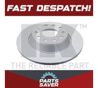 2x Brake Discs Pair Solid Rear 282mm 3147133 NK Set 1K0615601AD 1K0615601M New
