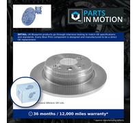 Blue Print Rear Brake Disc ADH24362 42510-S7A-J00/J50 Solid 282mm Pair for Honda FR-V, Stream