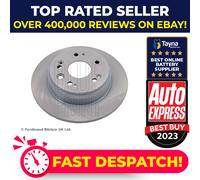 Blue Print Pair of Solid Painted Brake Disc Rotor ADH24387 fits REAR