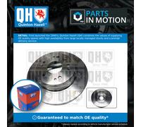 2x Brake Discs Pair Solid Rear 282mm BDC5563 Quinton Hazell Set 42510S7AJ50 New