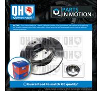 2x Brake Discs Pair Solid Rear 282mm BDC5803 Quinton Hazell Set 42510S9AN00 New