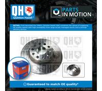 2x Brake Discs Pair Solid Rear 282mm BDC5914 Quinton Hazell Set 1K0615601AD New