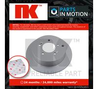 2x Brake Discs Pair Solid Rear 284mm 313414 NK Set 584112Y300 584113A300 Quality