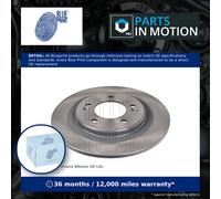 2x Brake Discs Pair Solid fits HYUNDAI i30 GD 1.6 Rear 2011 on 284mm Set Quality