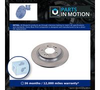 2x Brake Discs Pair Solid Rear 284mm ADG043196 Blue Print Set 58411J9500 Quality