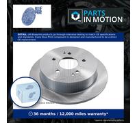 2x Brake Discs Pair Solid Rear 284mm ADG043215 Blue Print Set 4840134100 Quality