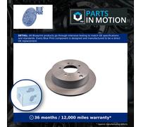 2x Brake Discs Pair Solid Rear 284mm ADG04345 Blue Print Set 584112Y300 Quality