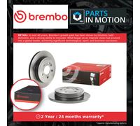 2x Brake Discs Pair Solid Rear 285mm 08.7936.11 Brembo Set 1634210112 1634230112