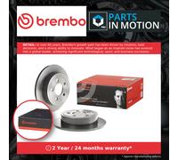 2x Brake Discs Pair Solid Rear 285mm 08.A636.11 Brembo Set 52128411AA 52128411AB