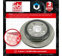 2x Brake Discs Pair Solid Rear 285mm 21923 Febi Set A1634210112 A1634230112 New